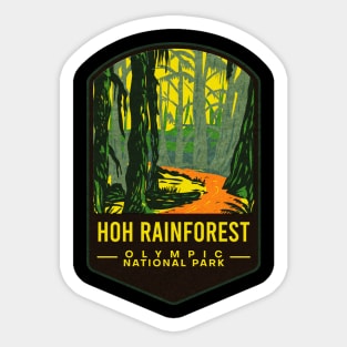 Hoh Rainforest Olympic National Park Sticker